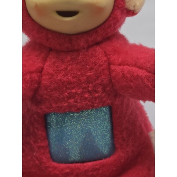 Vintage Playschool Teletubbies Red Po 1998 Mini Stuffed Toy- Rubber Face - Picture 2 of 11